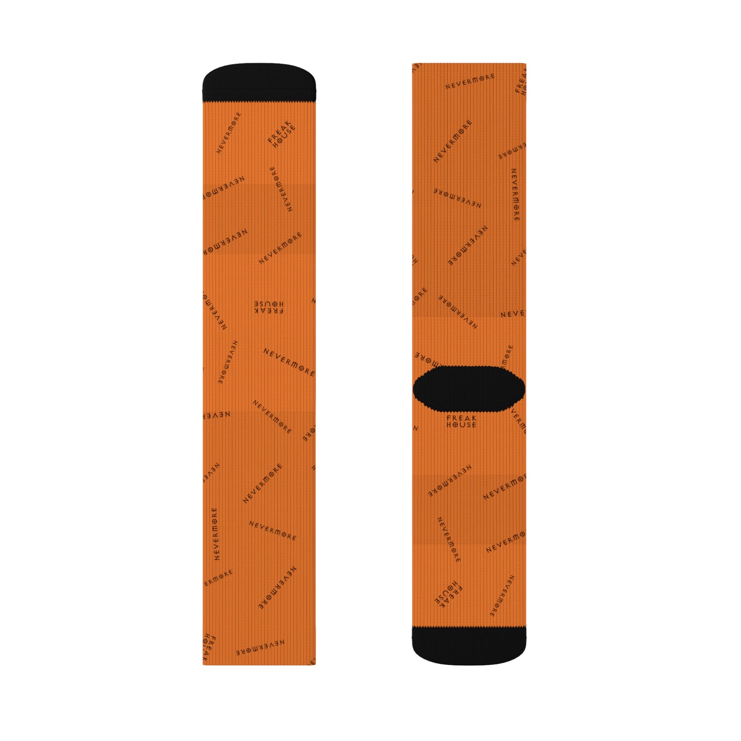 Freak House Nevermore Socks, Orange