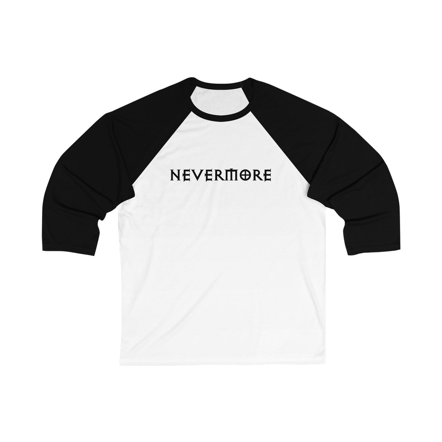 Freak House Nevermore Men's 3\4 Sleeve Baseball Tee