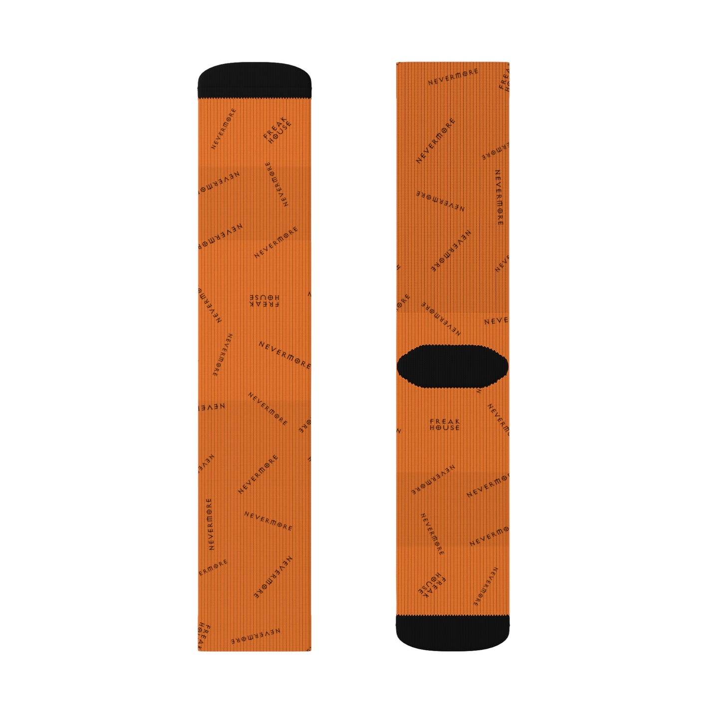 Freak House Nevermore Socks, Orange