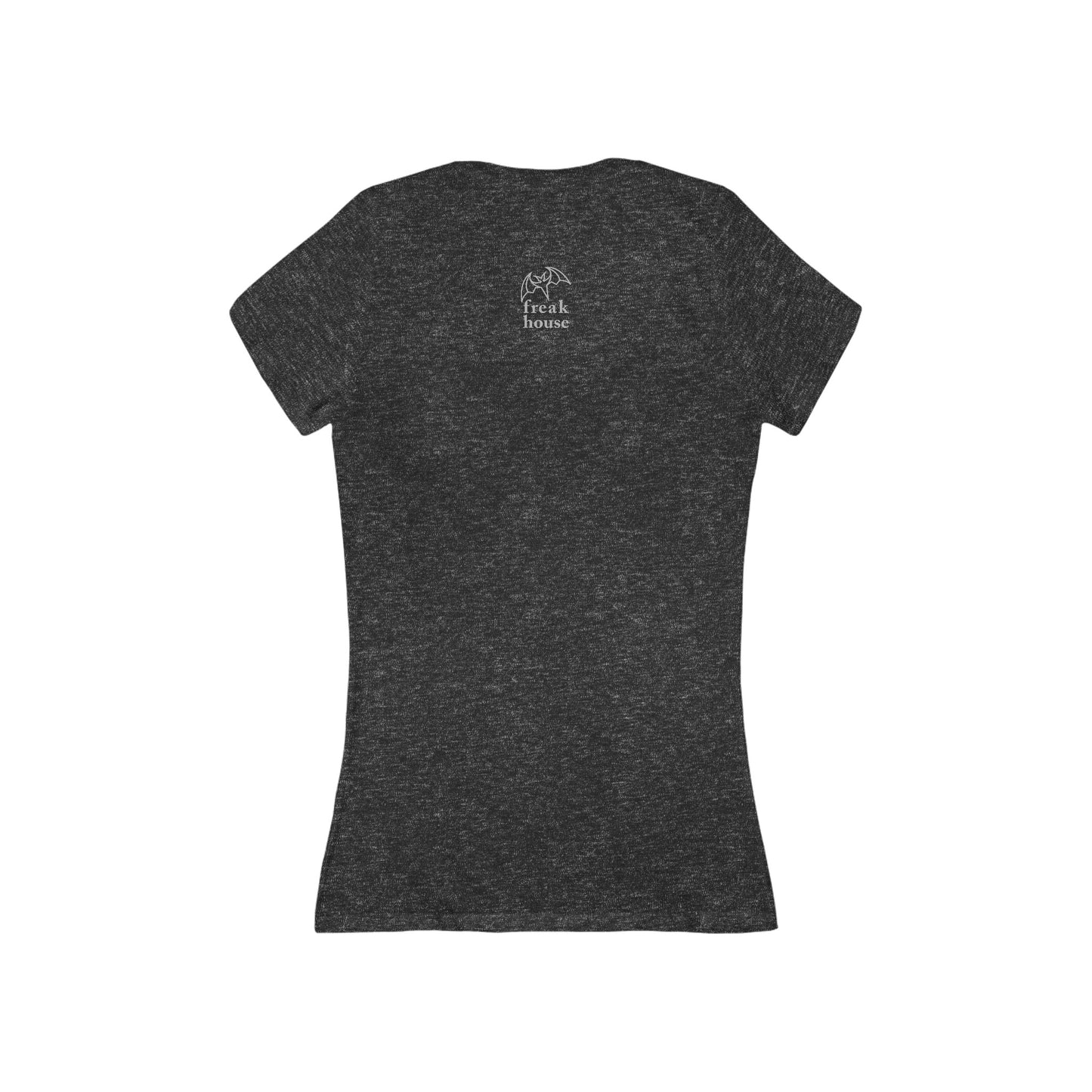 Freak House Nevermore Women's Jersey Short Sleeve Deep V-Neck Tee