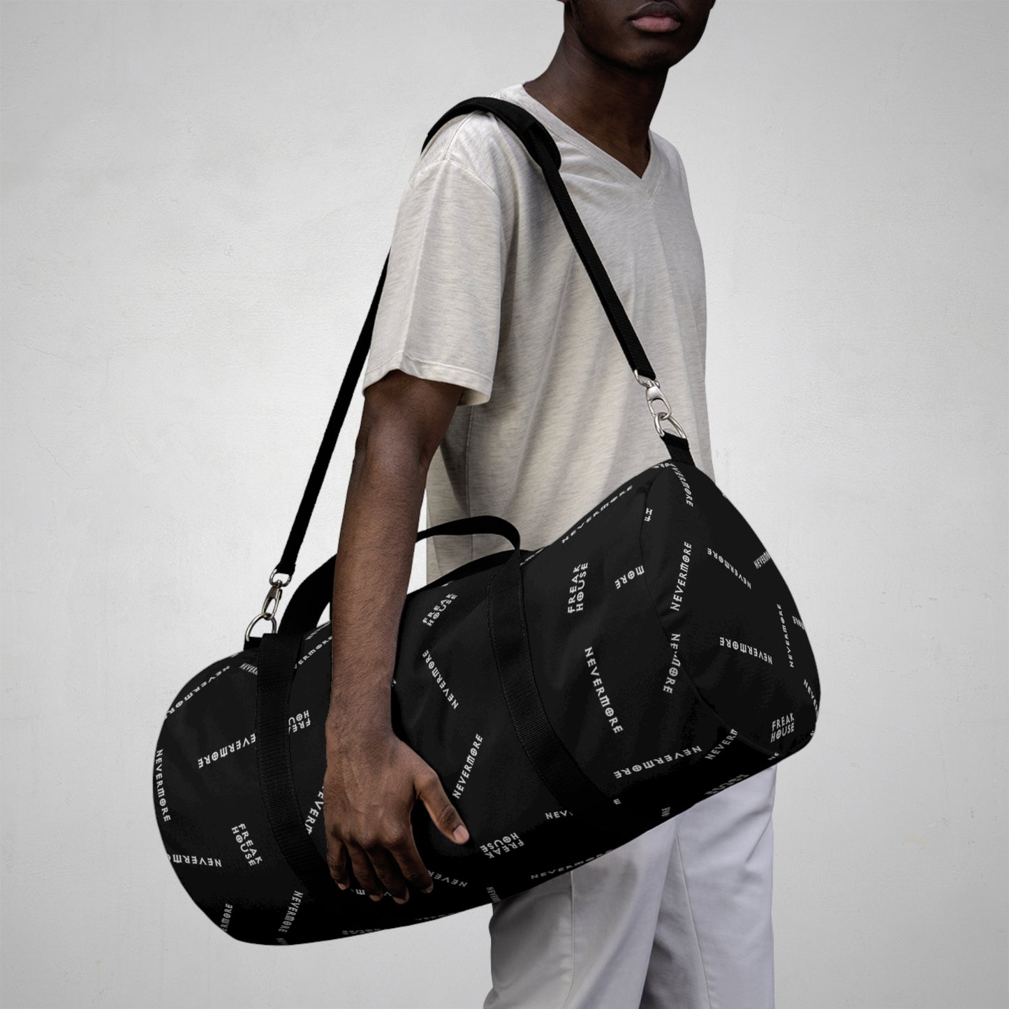 Freak House Nevermore Duffel Bag, Black