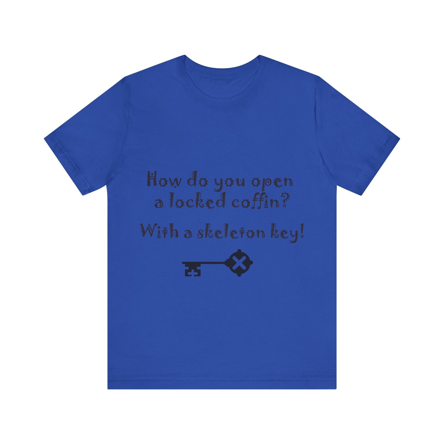 Freak House Skeleton Key Unisex Jersey Short Sleeve Tee, Cotton