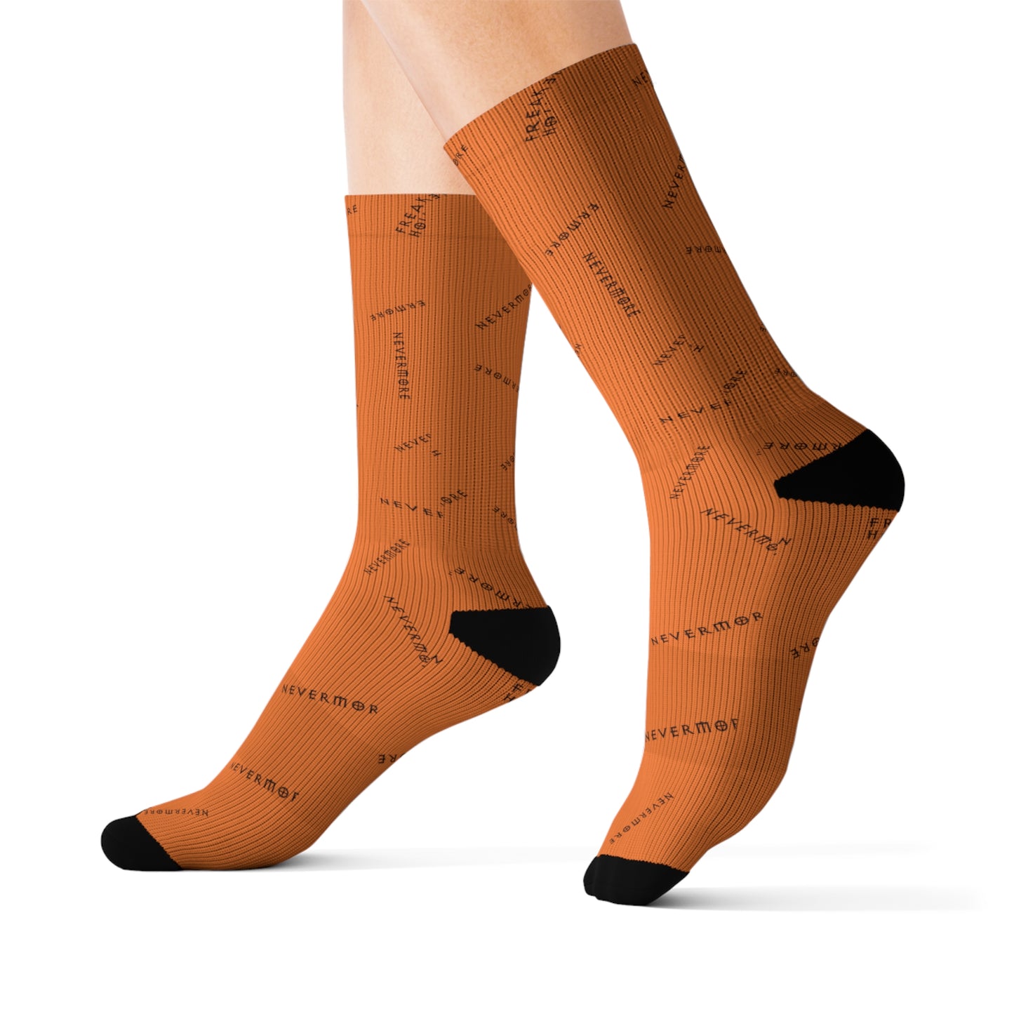 Freak House Nevermore Socks, Orange