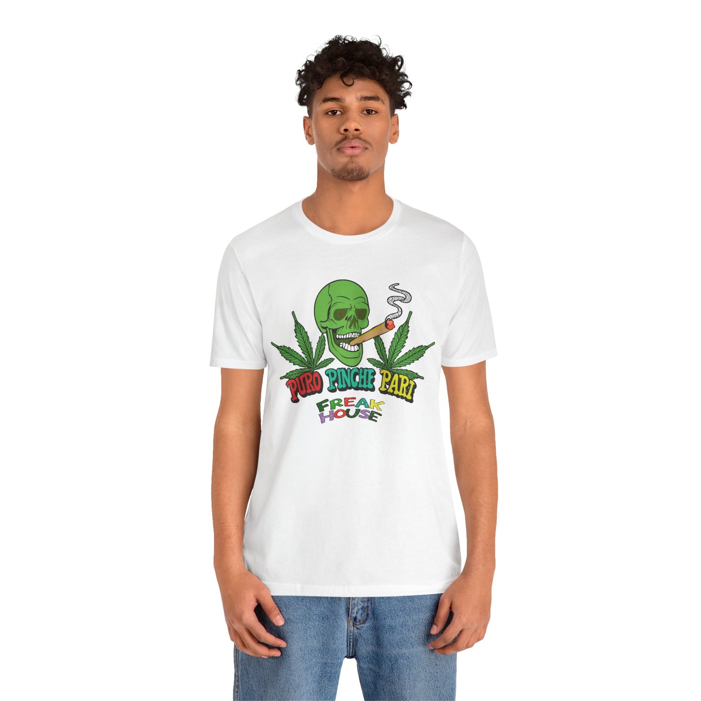 "Puro Pinchi Pari" Unisex Jersey Short Sleeve Tee Spanish for "Party Until You Drop" (more-or-less)