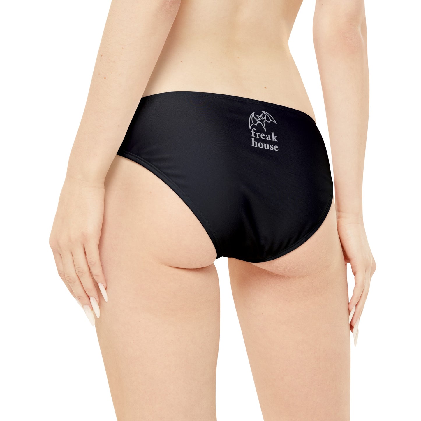 Freak House Nevermore Pentacle Strappy Bikini Set - Black
