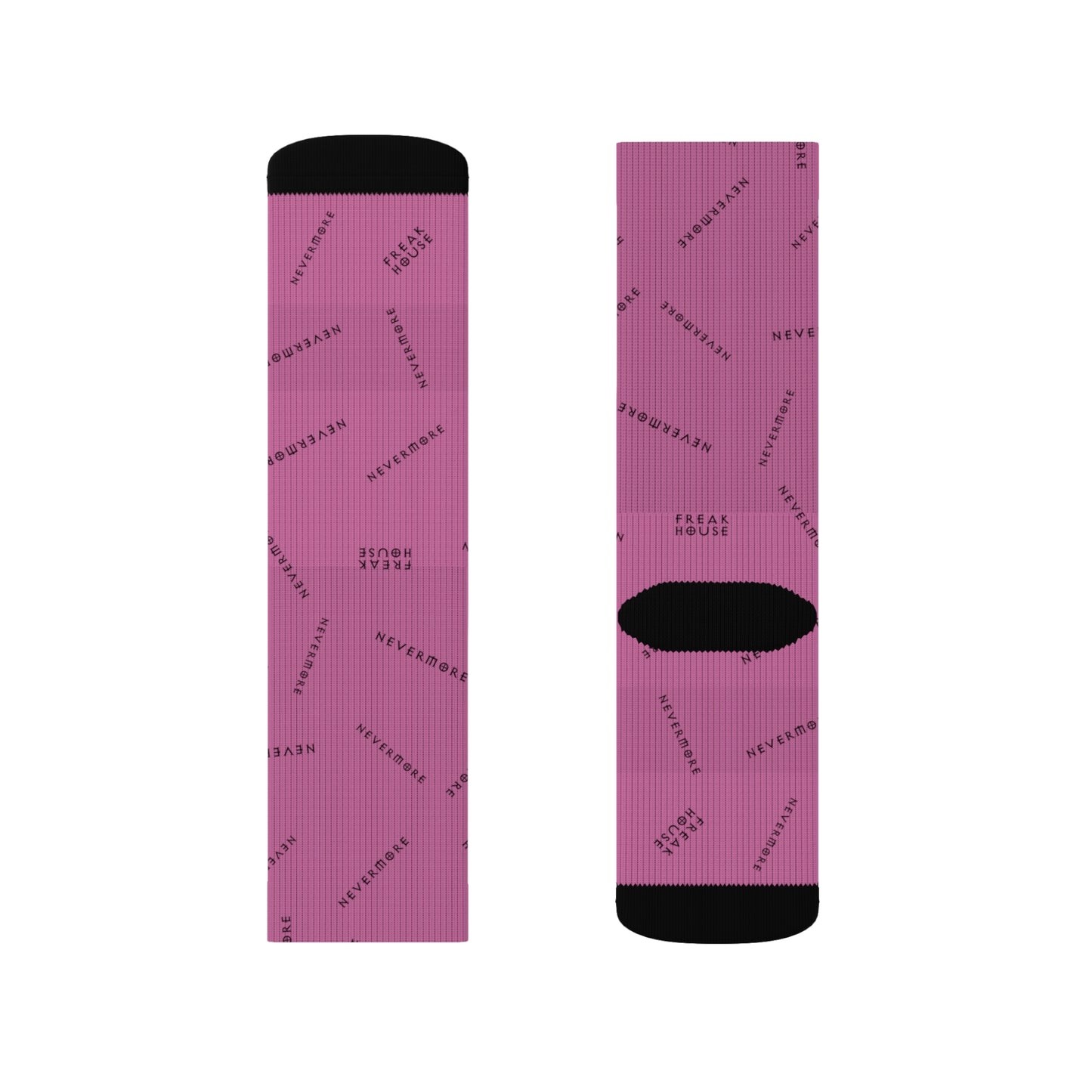 Freak House Nevermore Socks, Pink