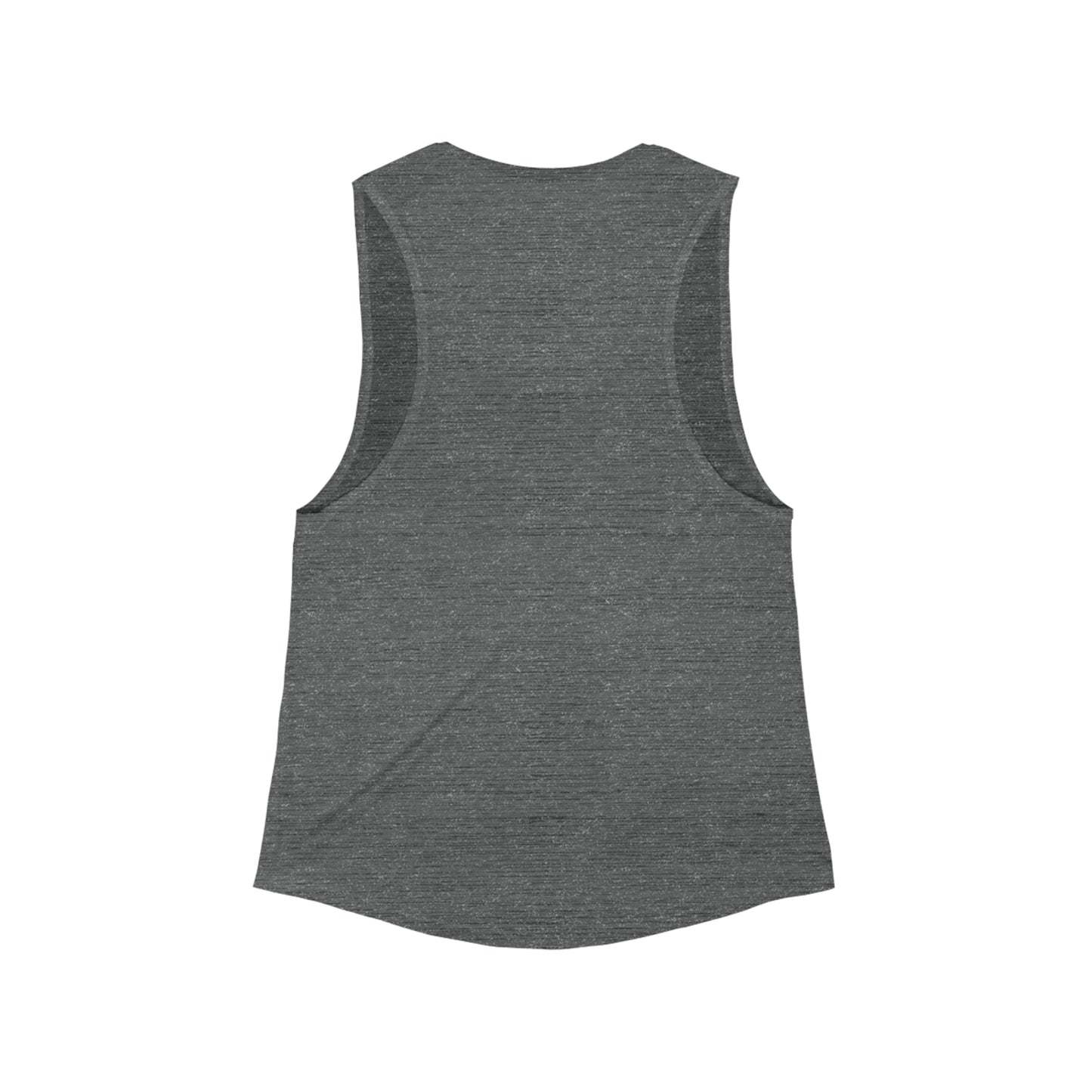 Freak House Signature Bat Logo Women's Flowy Scoop Muscle Tank, Poly Blend