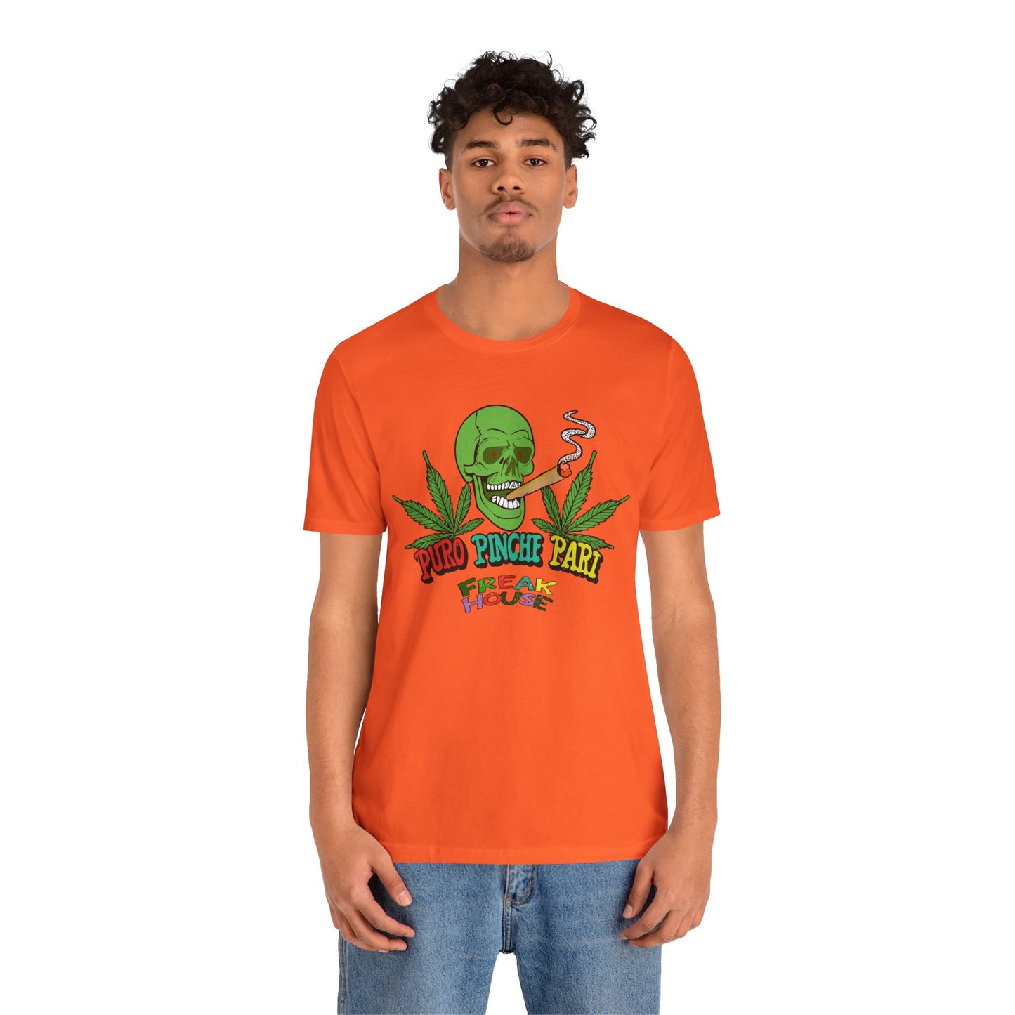 "Puro Pinchi Pari" Unisex Jersey Short Sleeve Tee Spanish for "Party Until You Drop" (more-or-less)