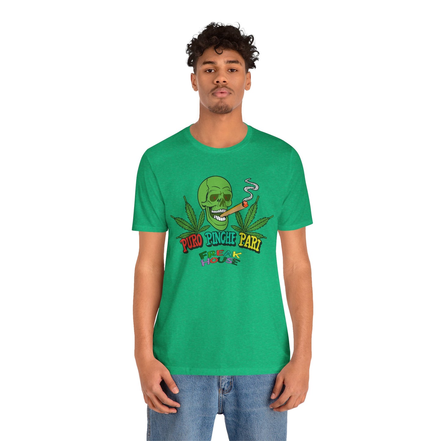 "Puro Pinchi Pari" Unisex Jersey Short Sleeve Tee Spanish for "Party Until You Drop" (more-or-less)