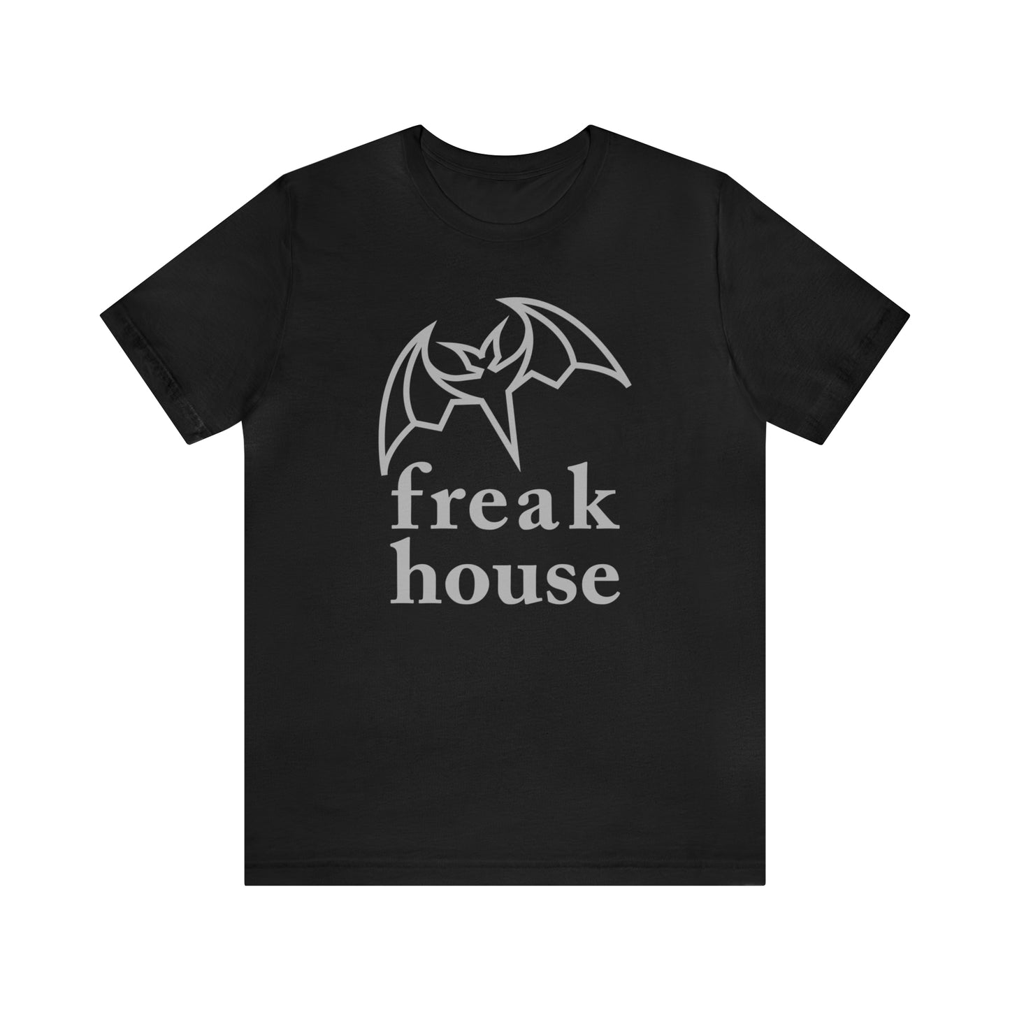 Freak House Signature Bat Logo Unisex Jersey Short Sleeve Tee, Cotton