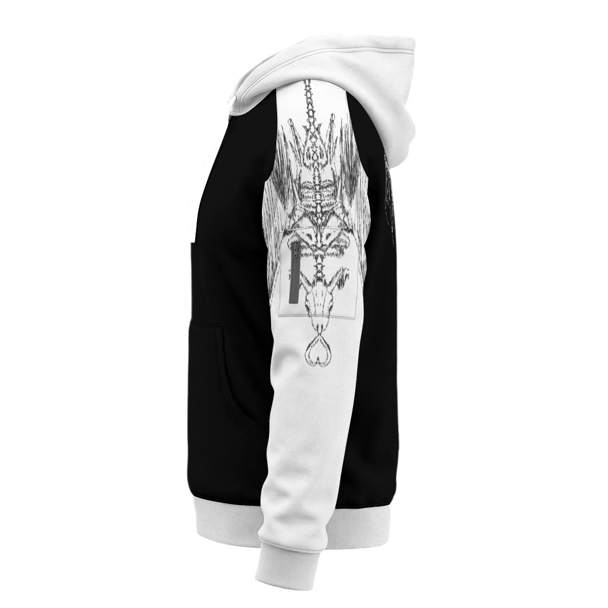 Dragon Men’s Fleece Half-Zip Hoodie With Arm Pockets