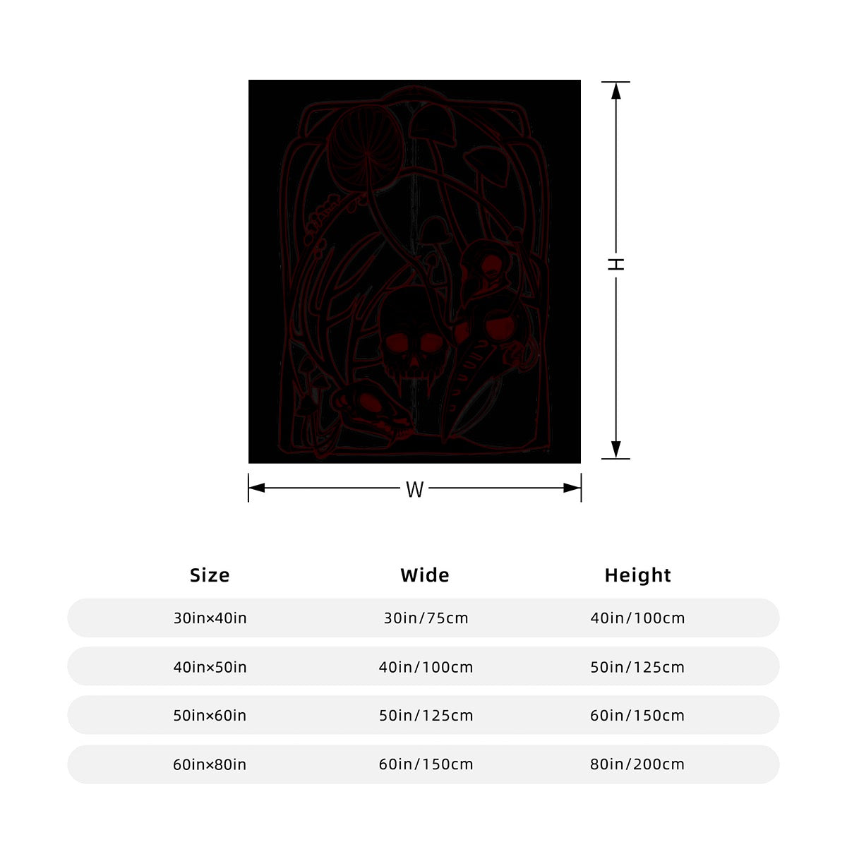 Here Lies Gram Flannel Blanket - Vertical Style