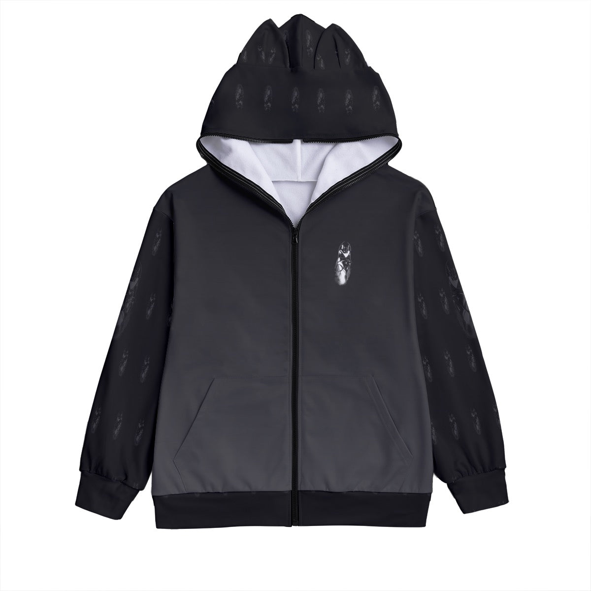 Batty Unisex Pullover Hoodie With Zipper Closure – Freak House