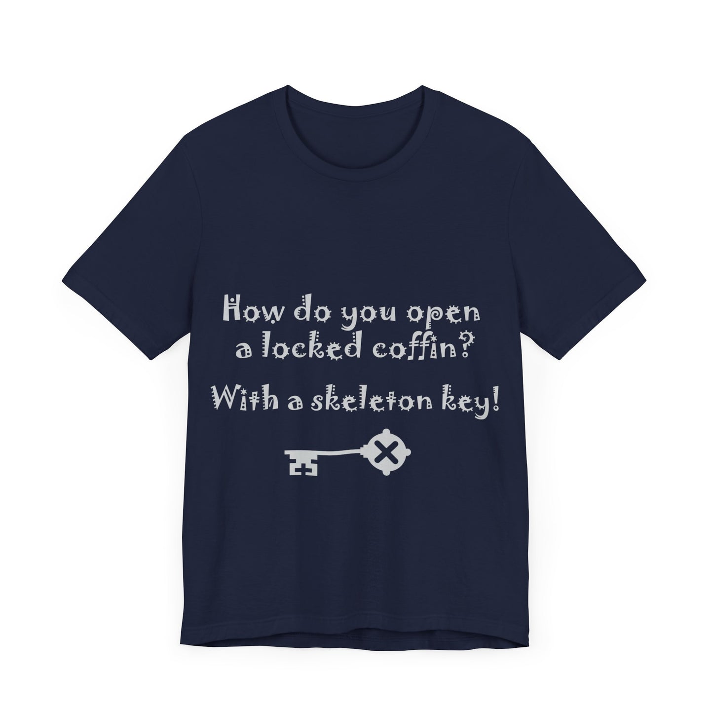 Freak House Skeleton Key Unisex Jersey Short Sleeve Tee, Cotton