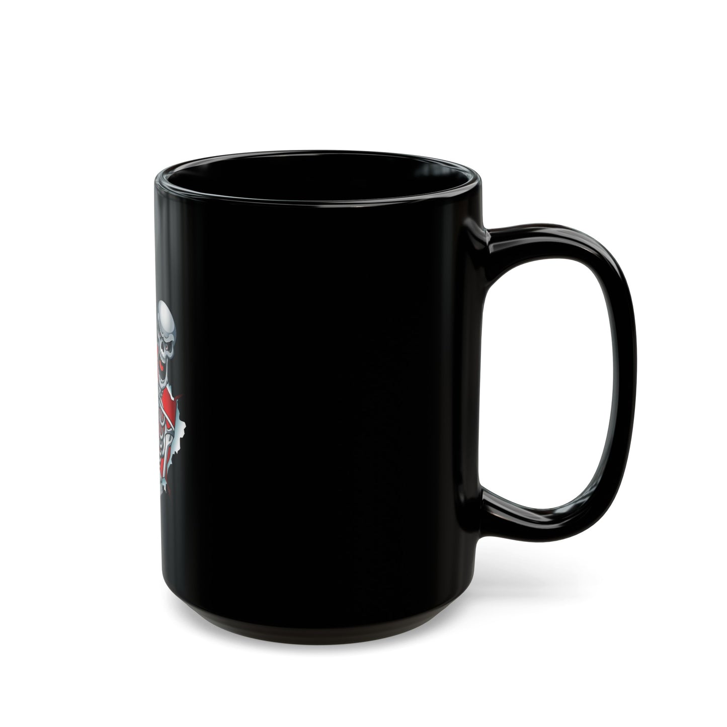 Freak House 11oz or 15oz Skeleton Finger Black Mug