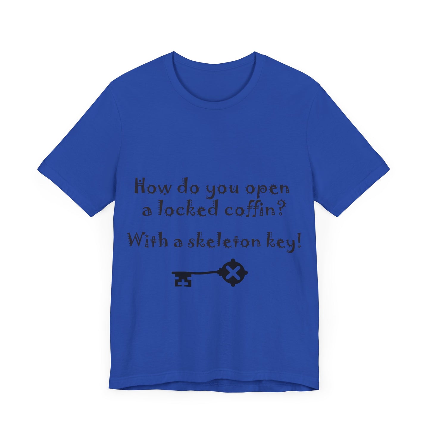 Freak House Skeleton Key Unisex Jersey Short Sleeve Tee, Cotton
