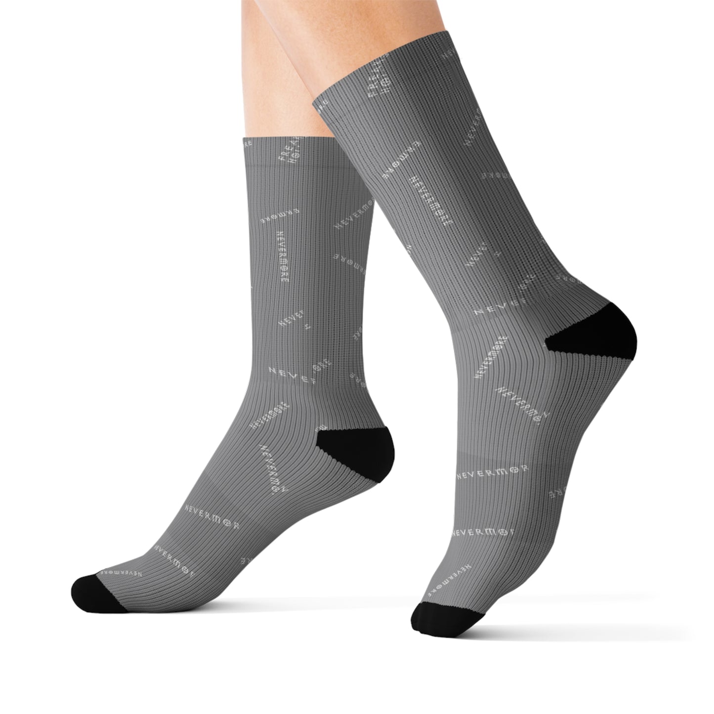 Freak House Nevermore Socks, Grey