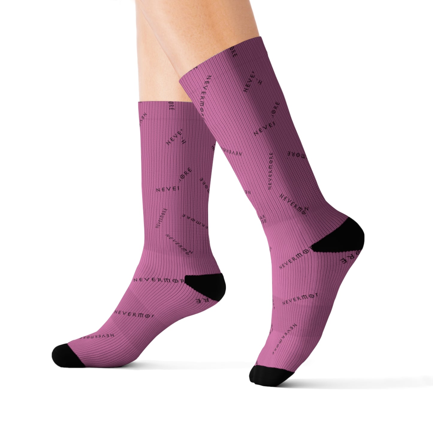 Freak House Nevermore Socks, Pink
