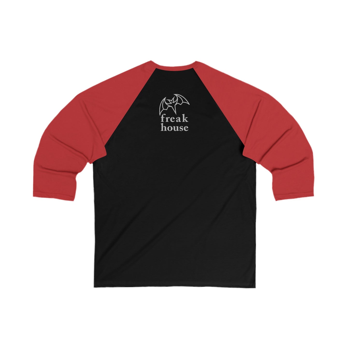 Freak House Nevermore Men's 3\4 Sleeve Baseball Tee