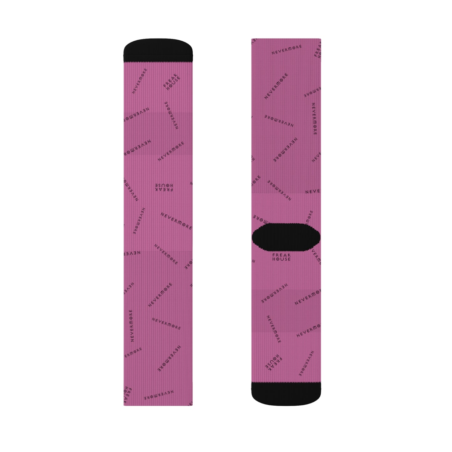 Freak House Nevermore Socks, Pink