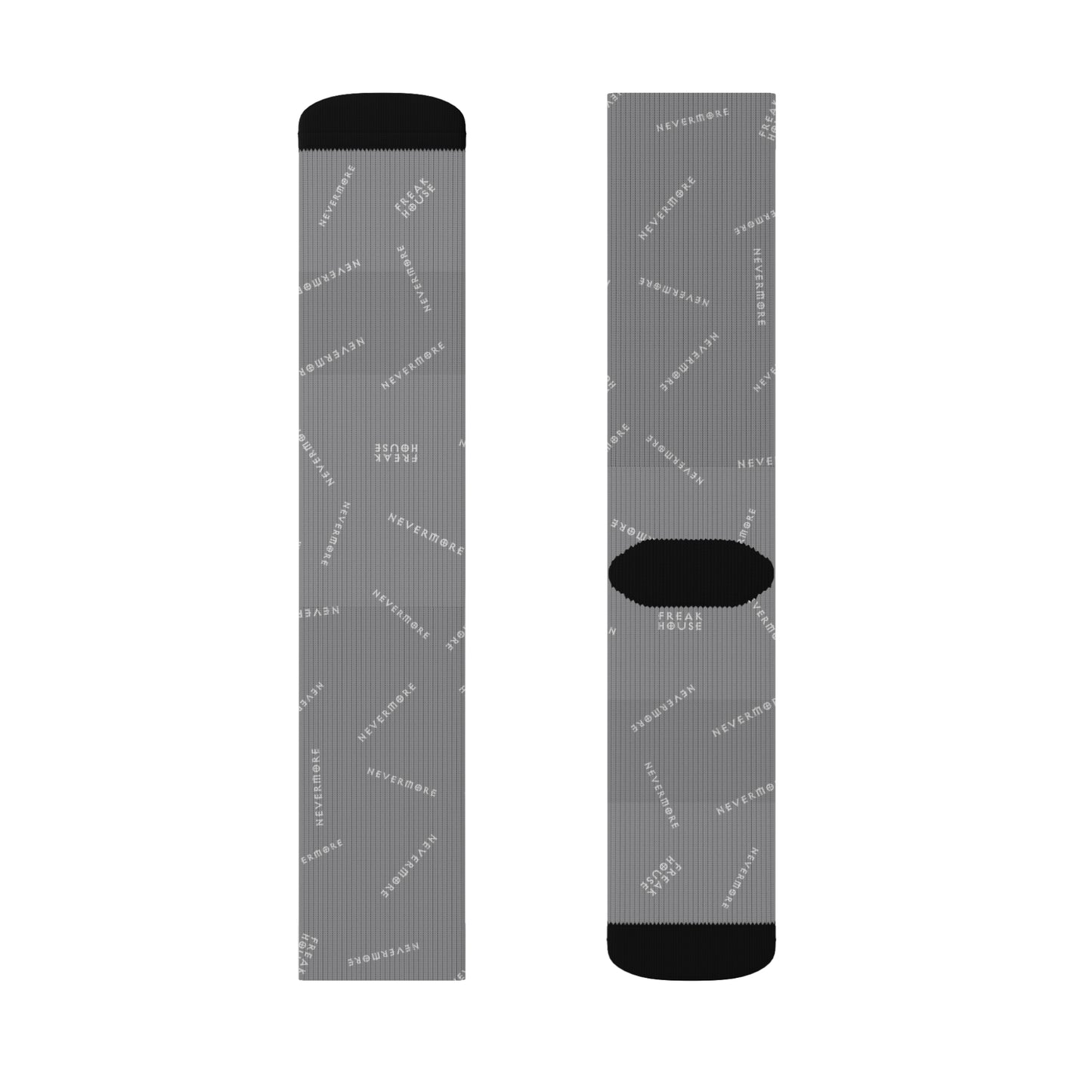 Freak House Nevermore Socks, Grey