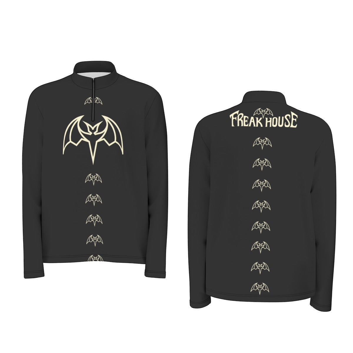 Freak House Men's Half Zip Pullover