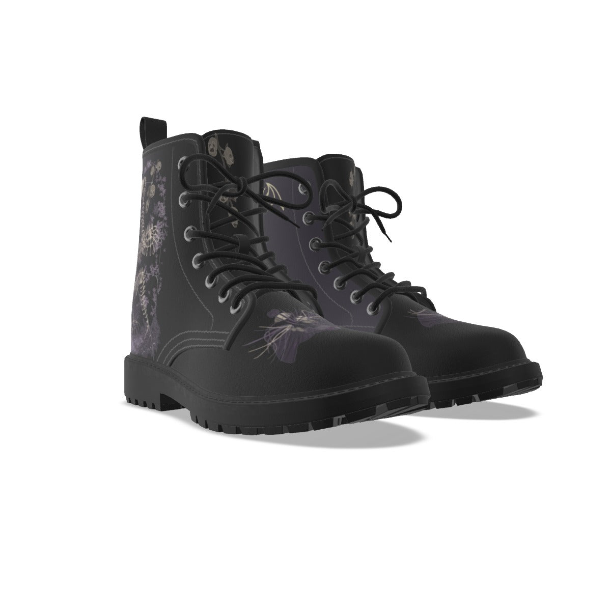 Haunted Garden Women's Martin Short Boots With Black Bottom