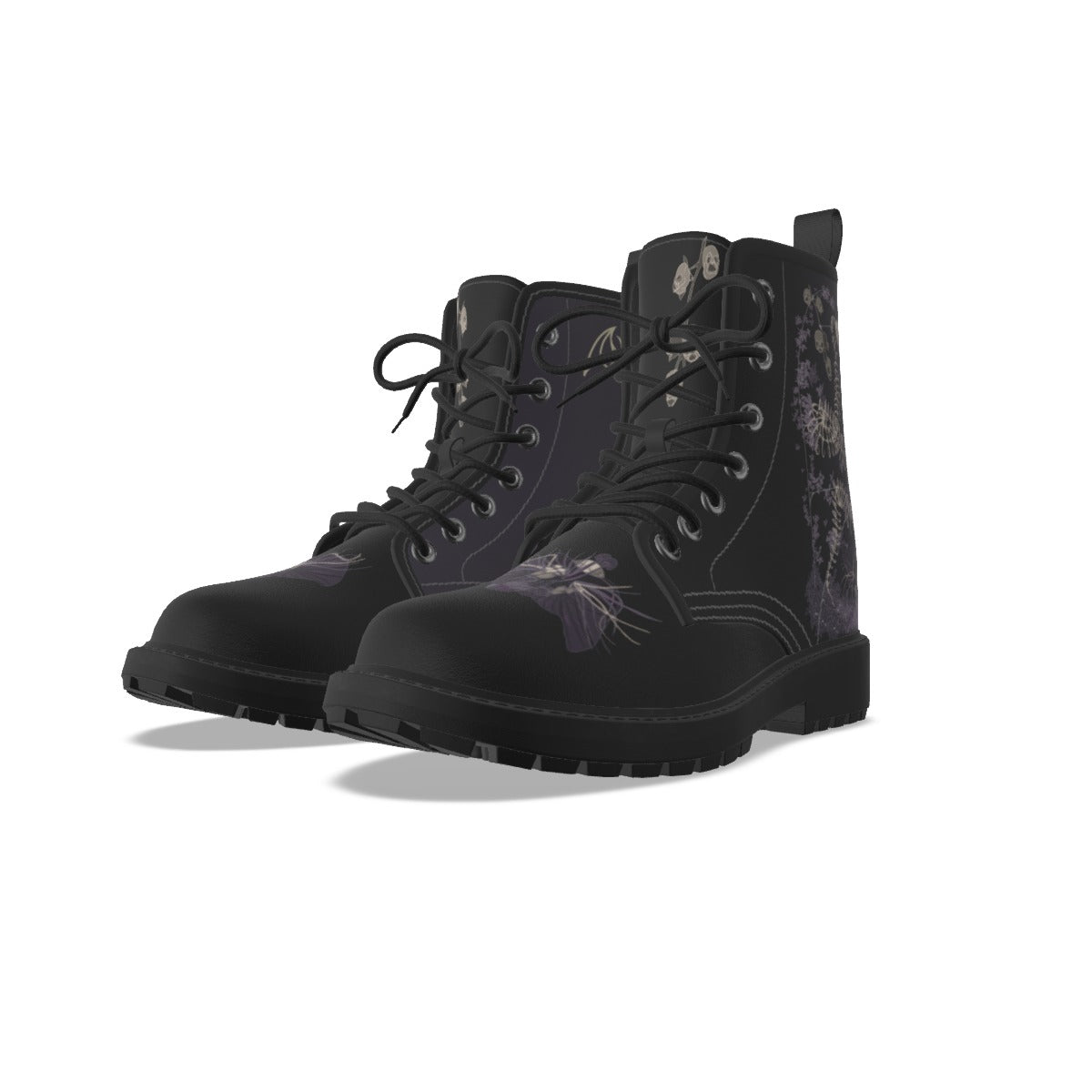 Haunted Garden Women's Martin Short Boots With Black Bottom