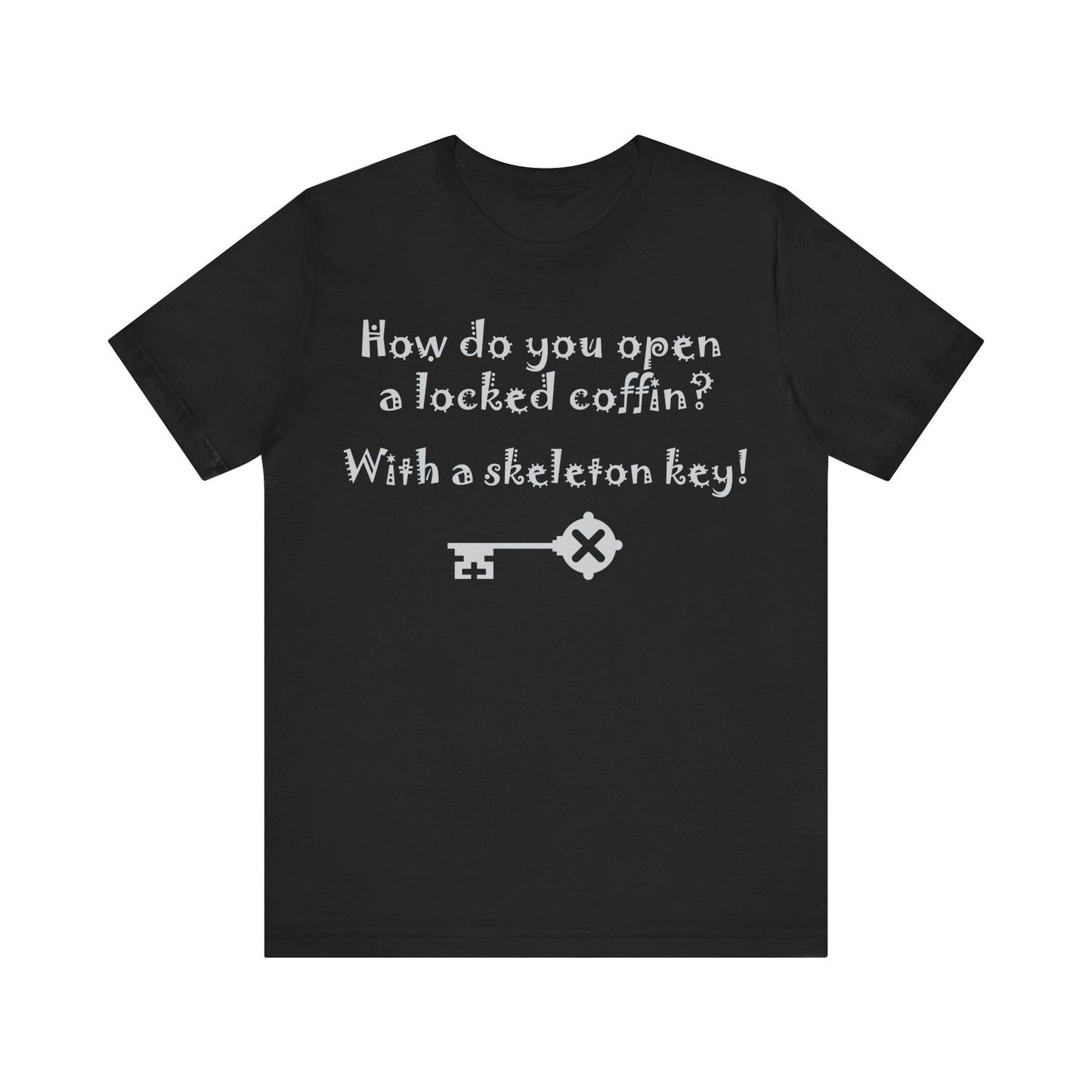Freak House Skeleton Key Unisex Jersey Short Sleeve Tee, Cotton