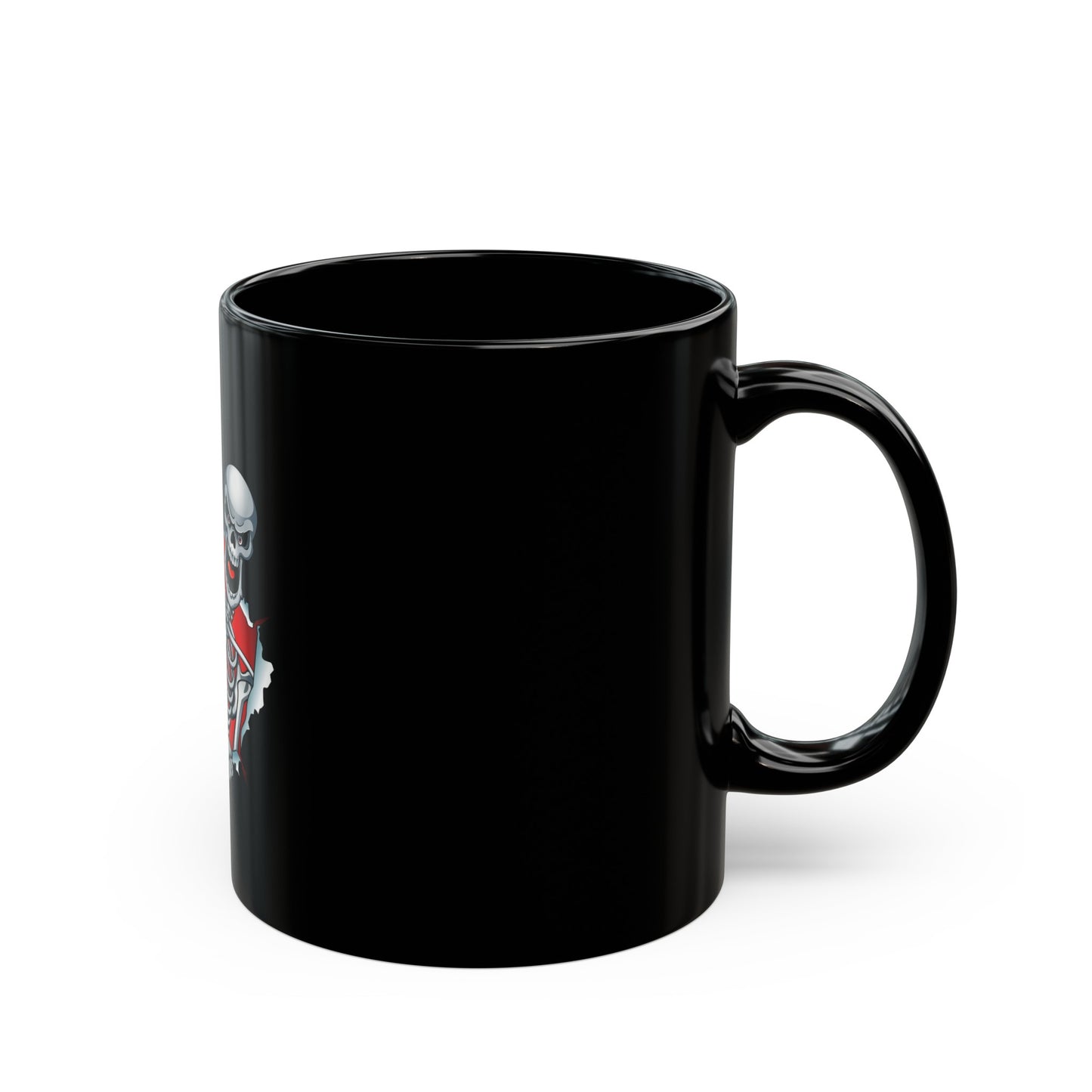 Freak House 11oz or 15oz Skeleton Finger Black Mug