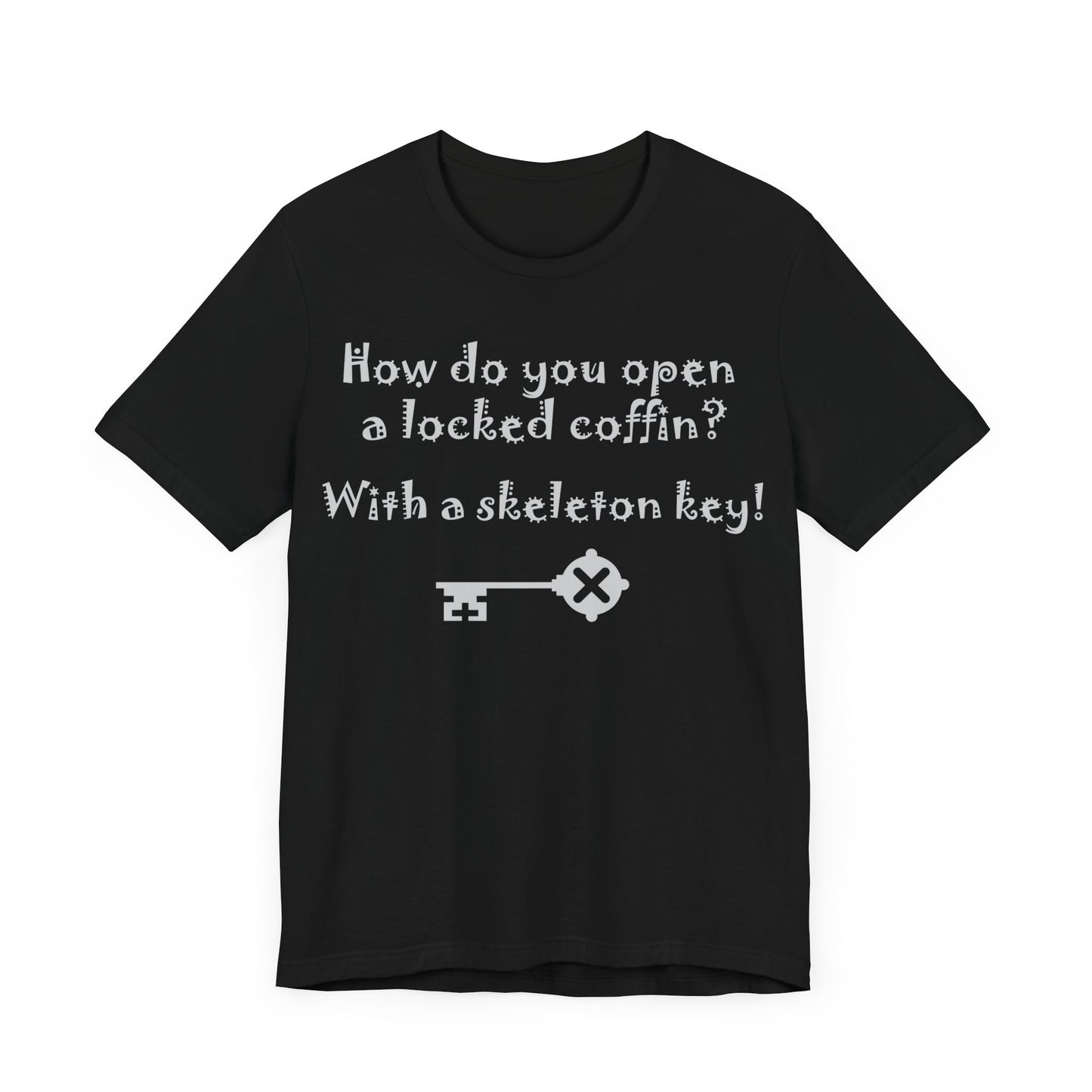 Freak House Skeleton Key Unisex Jersey Short Sleeve Tee, Cotton