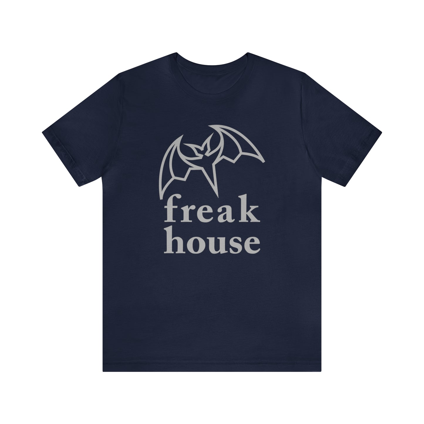 Freak House Signature Bat Logo Unisex Jersey Short Sleeve Tee, Cotton