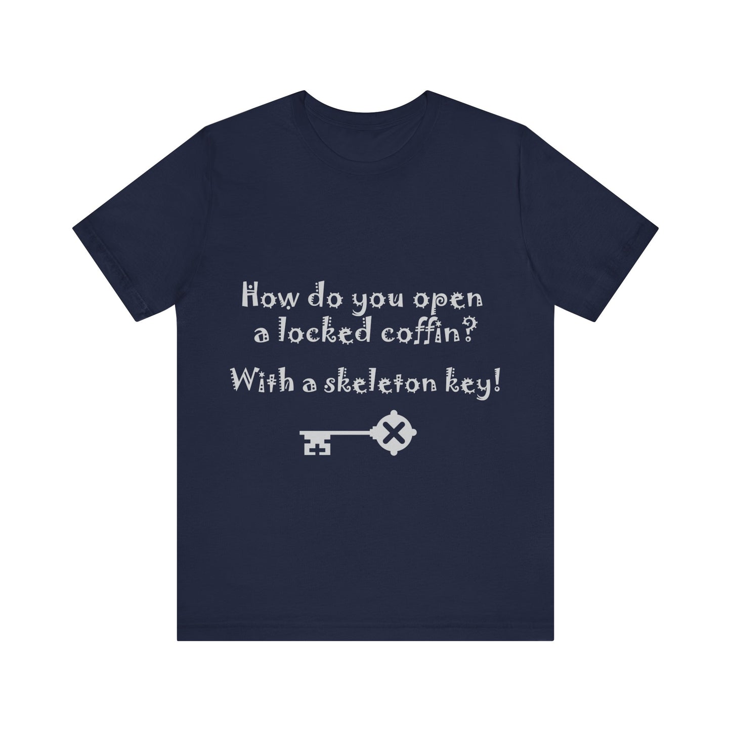 Freak House Skeleton Key Unisex Jersey Short Sleeve Tee, Cotton