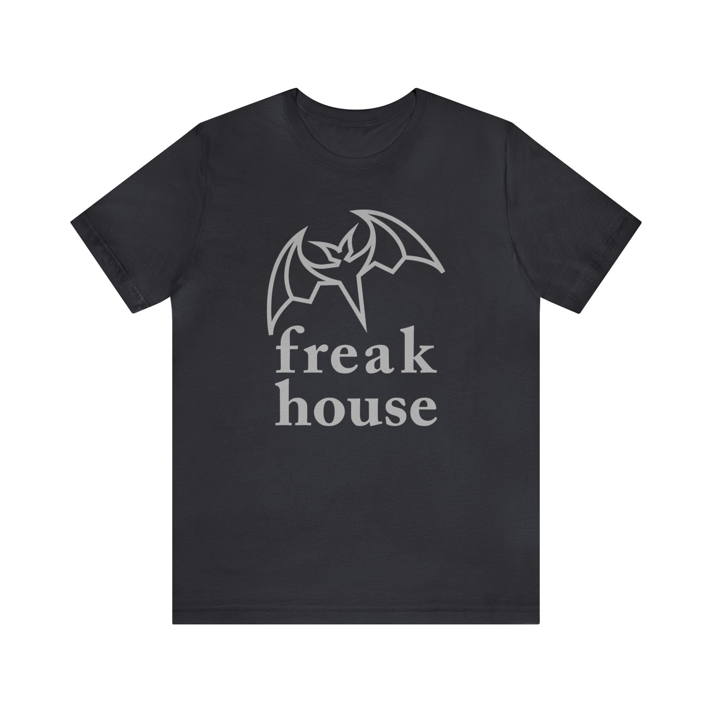 Freak House Signature Bat Logo Unisex Jersey Short Sleeve Tee, Cotton
