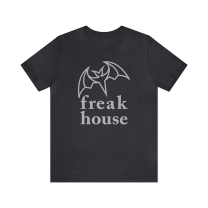 Freak House Signature Bat Logo Unisex Jersey Short Sleeve Tee, Cotton