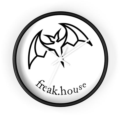 Freak House Signature Logo Wall Clock, Round