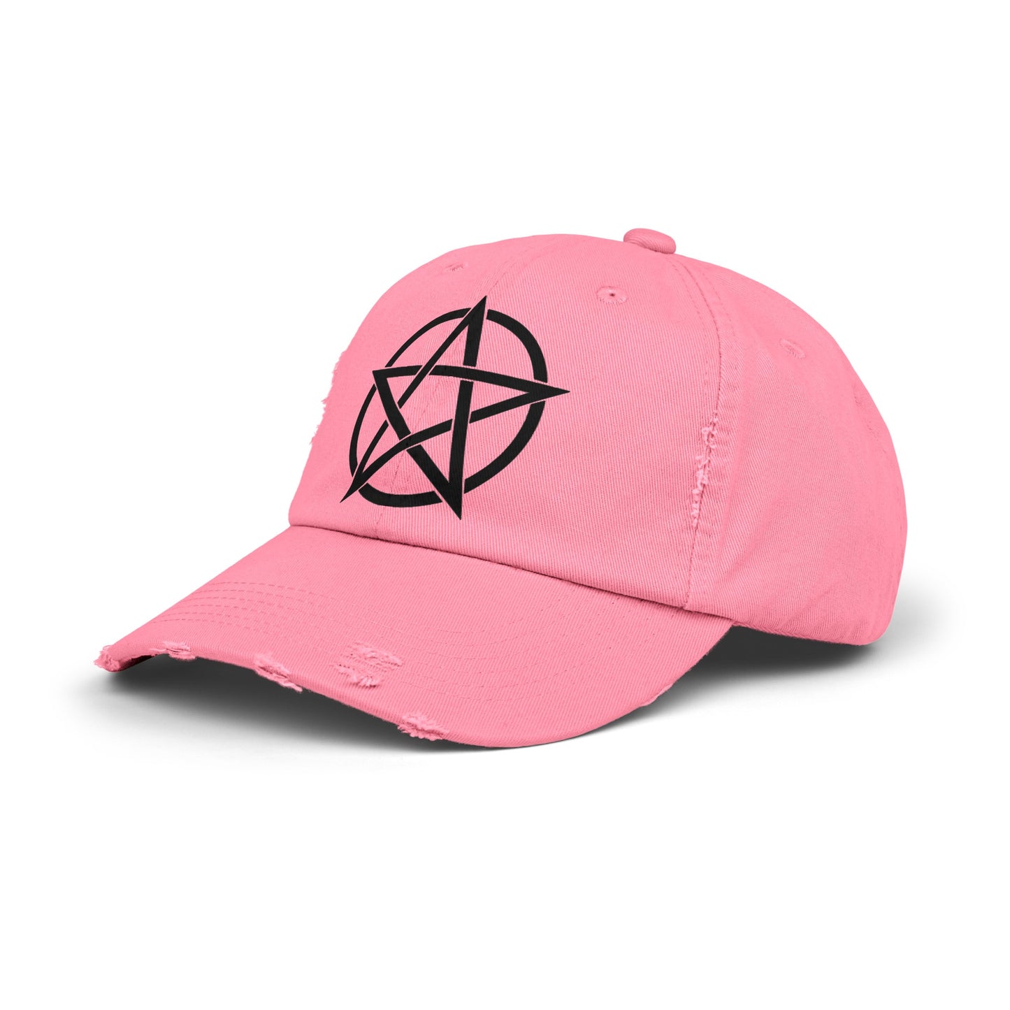 Pentacle Unisex Distressed Cap