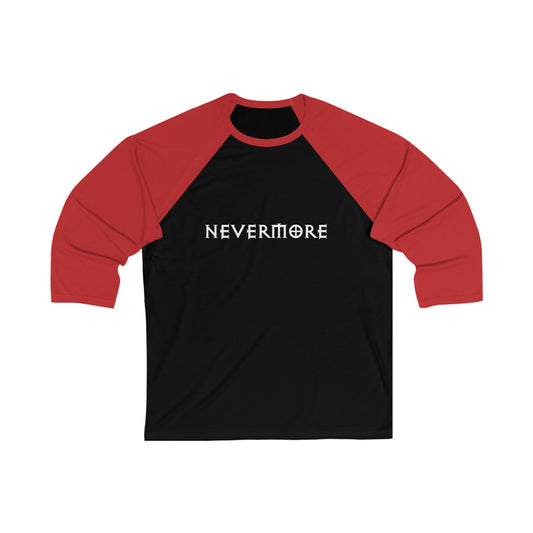 Freak House Nevermore Men's 3\4 Sleeve Baseball Tee