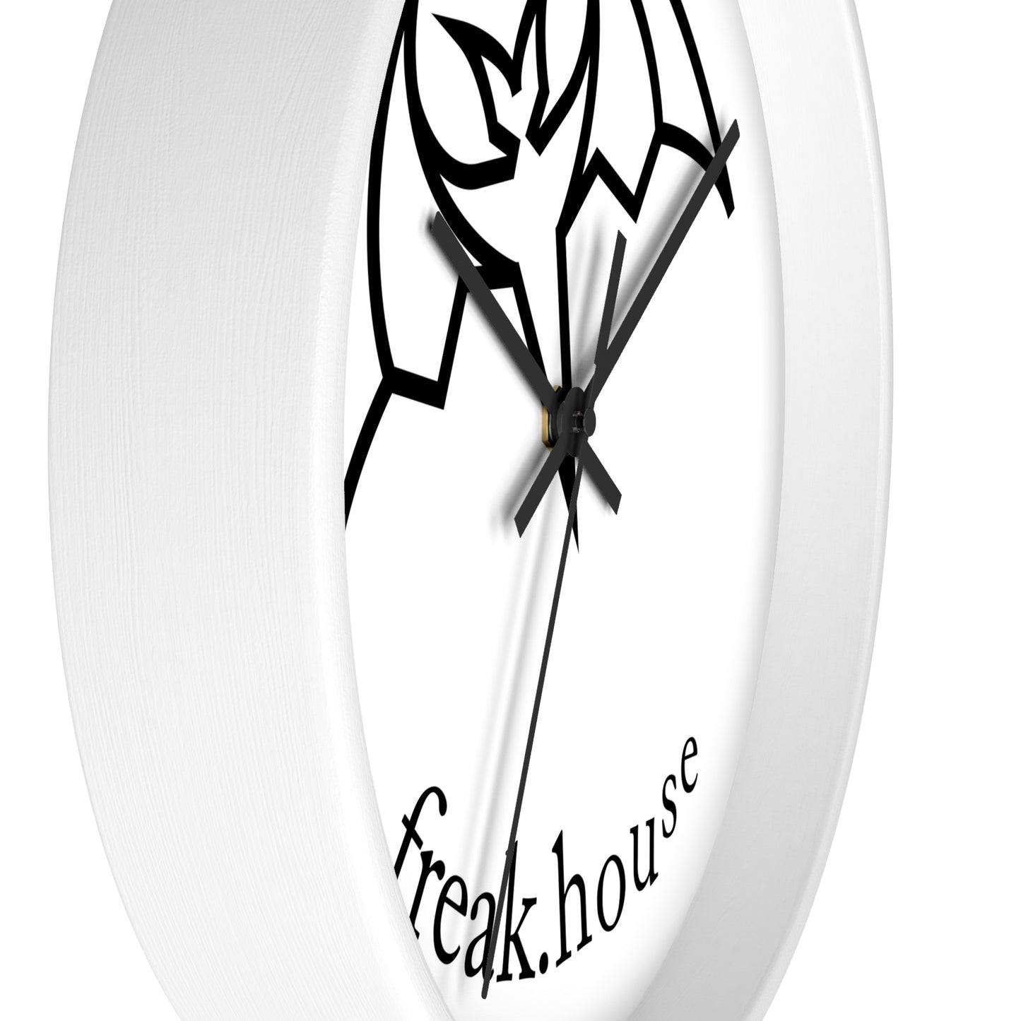 Freak House Signature Logo Wall Clock, Round