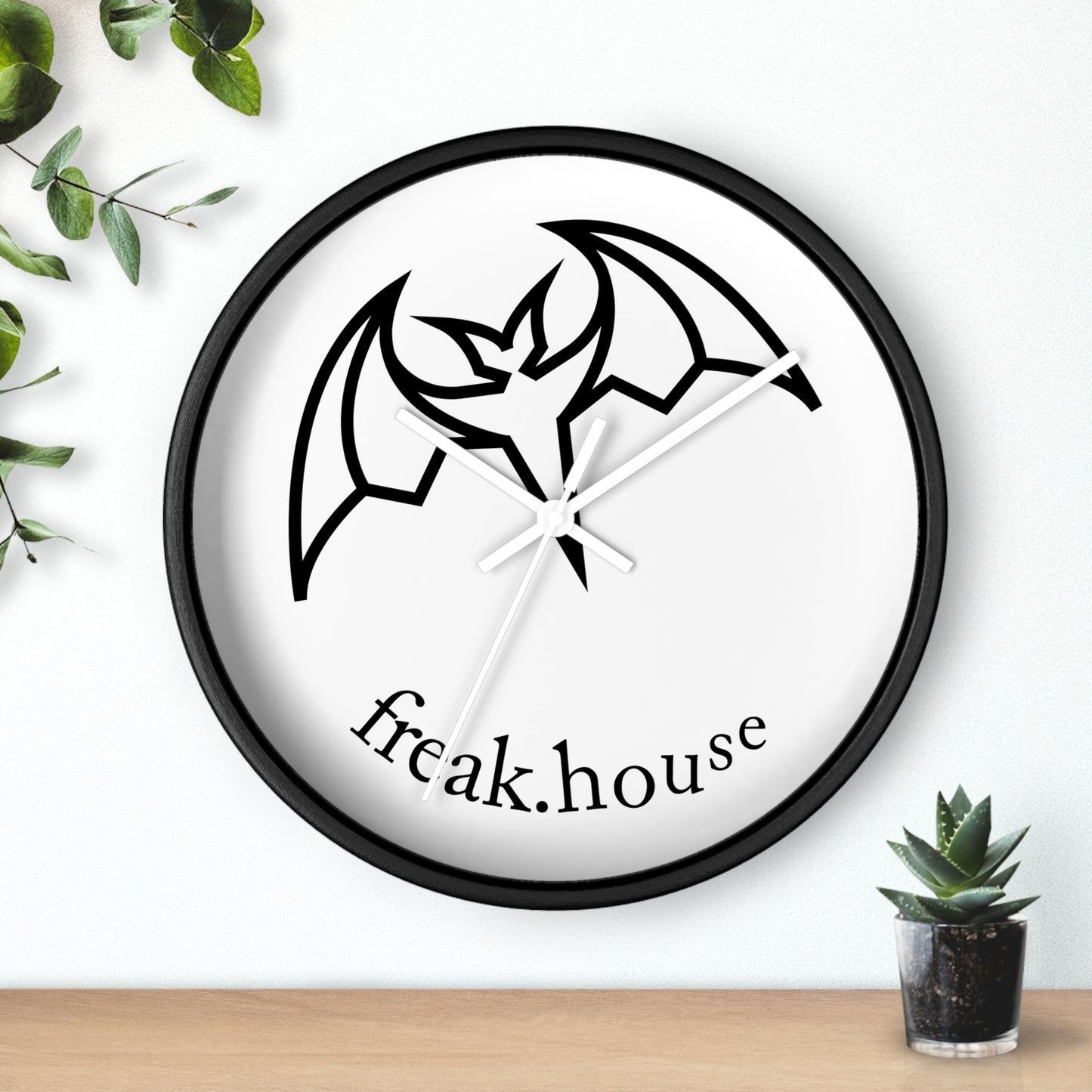 Freak House Signature Logo Wall Clock, Round