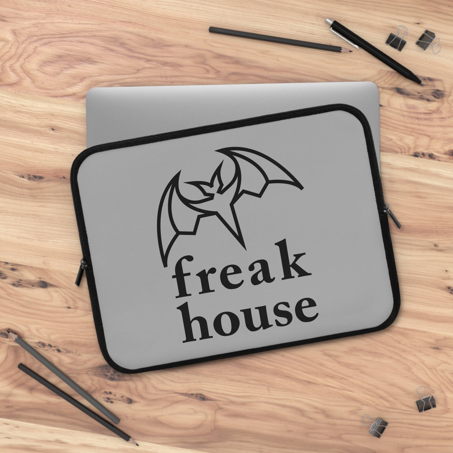 Freak House Signature Bat Logo Laptop Sleeve