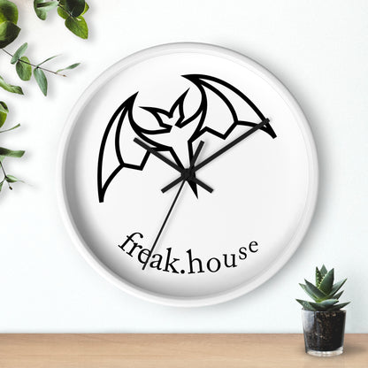 Freak House Signature Logo Wall Clock, Round