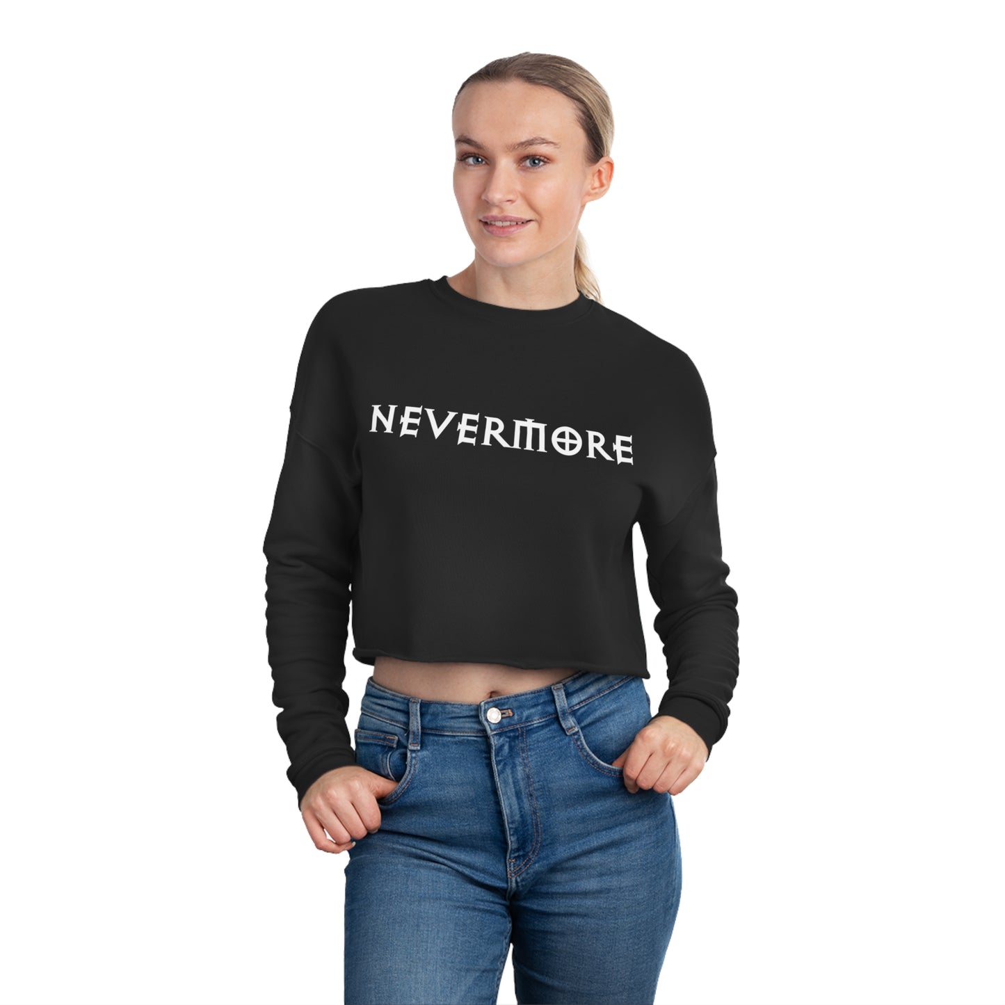 Freak House Nevermore Women's Cropped Sweatshirt