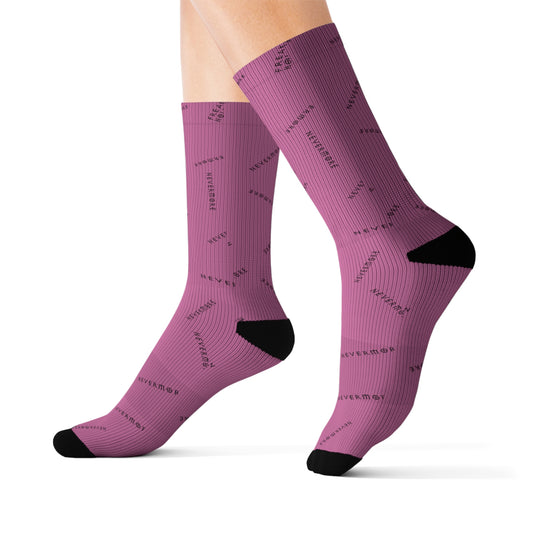 Freak House Nevermore Socks, Pink
