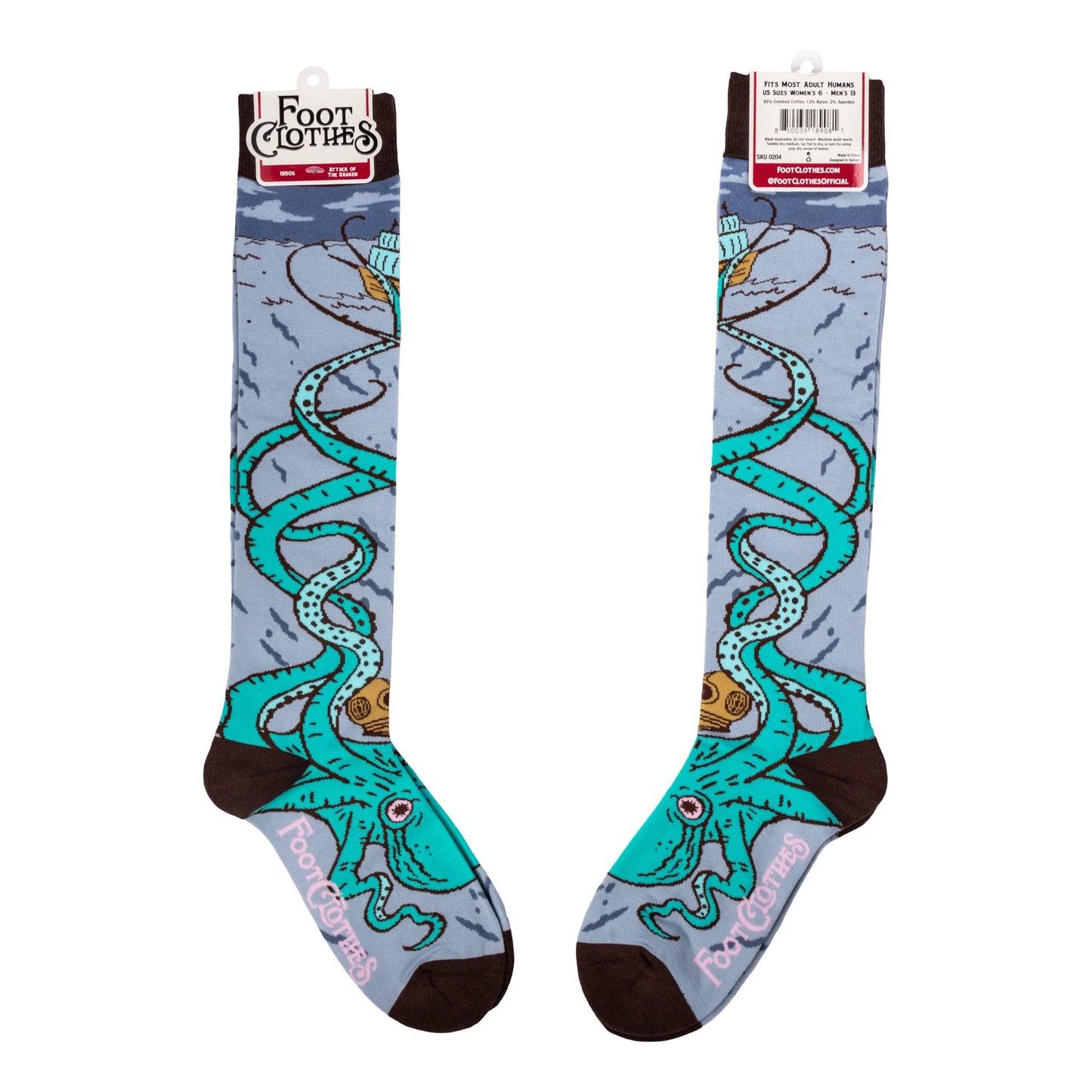 Attack of the Kraken Knee High Socks