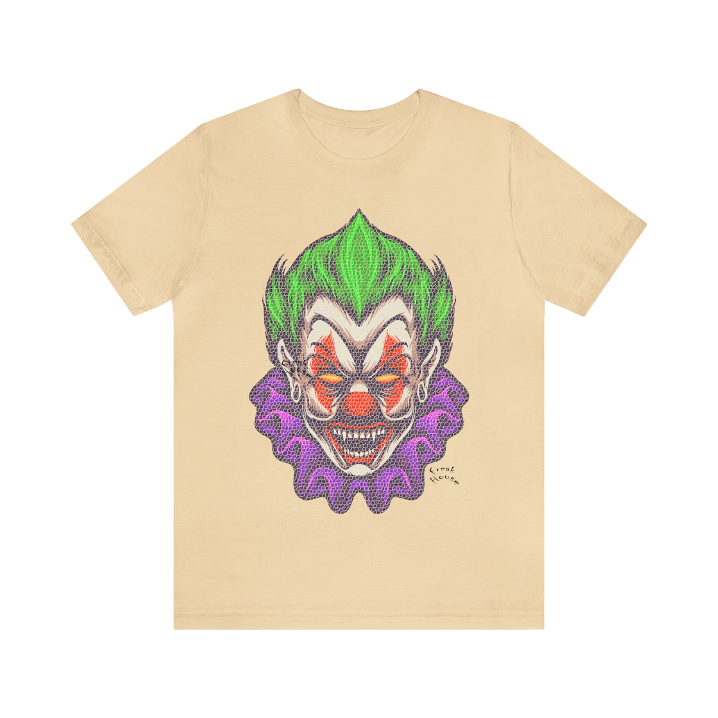 Evil Clown Unisex Jersey Short Sleeve Tee