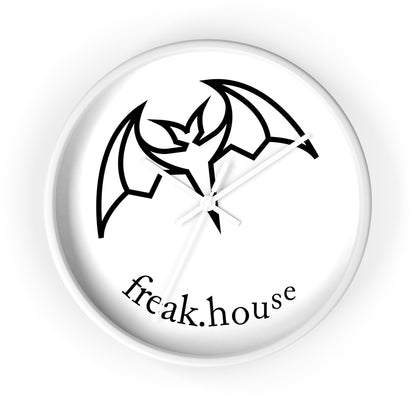 Freak House Signature Logo Wall Clock, Round