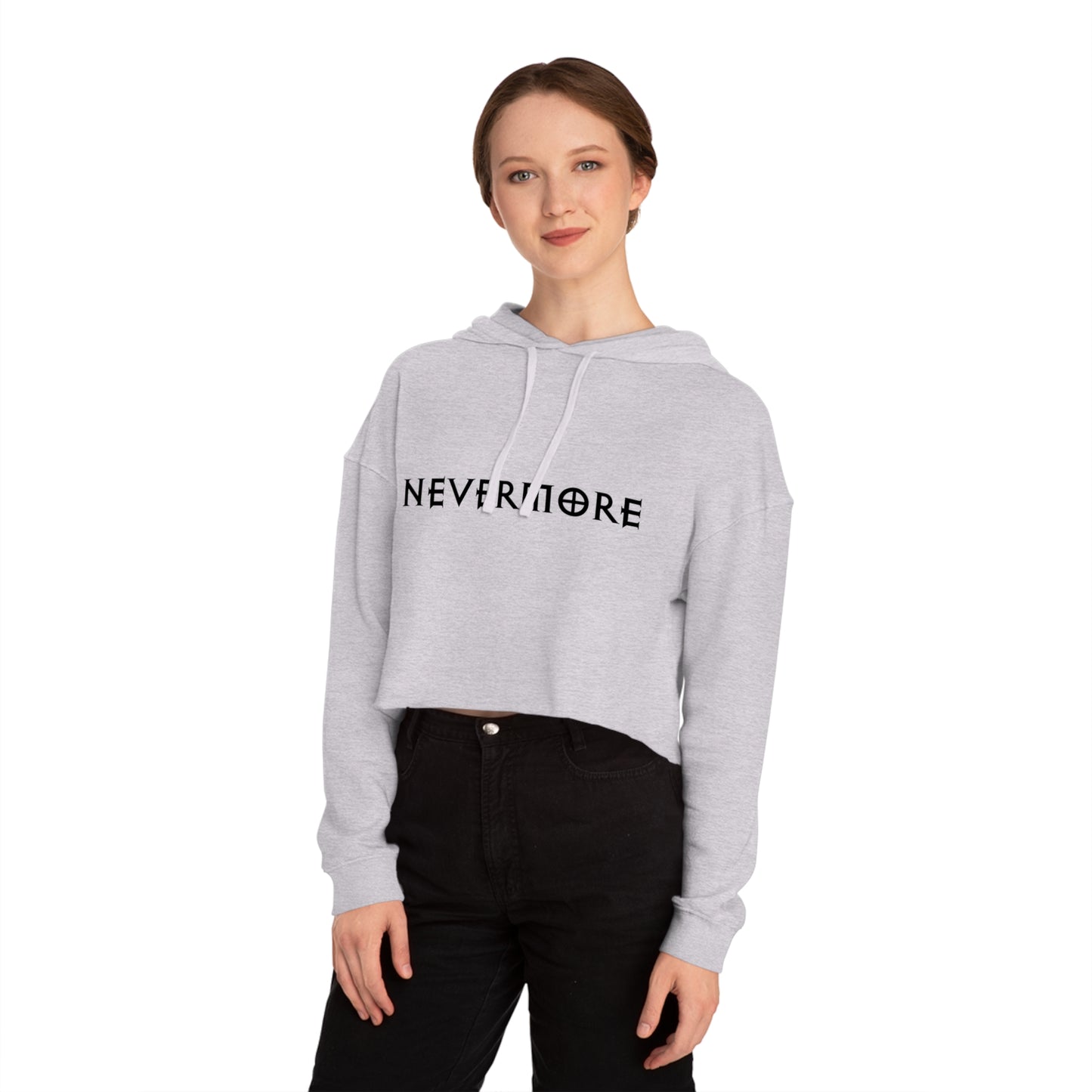 Freak House Nevermore Women’s Cropped Hooded Sweatshirt