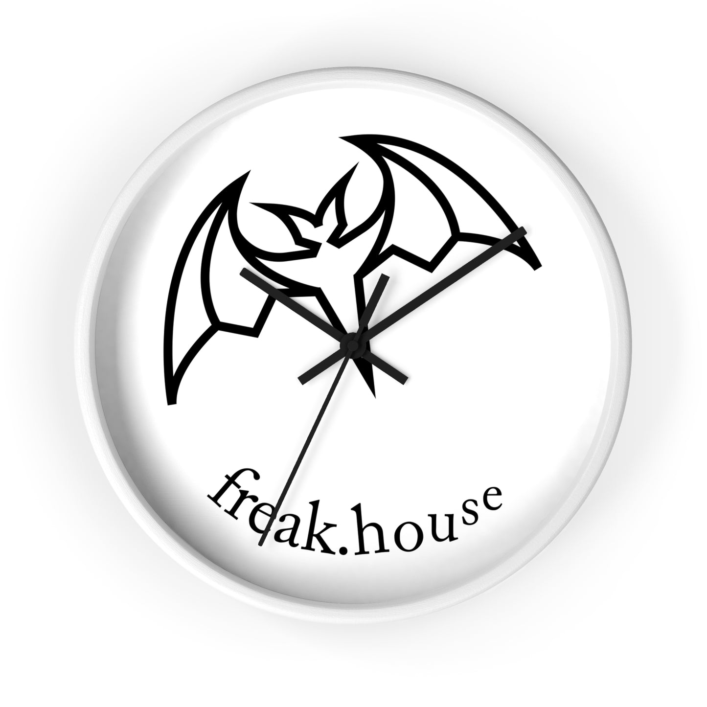 Freak House Signature Logo Wall Clock, Round