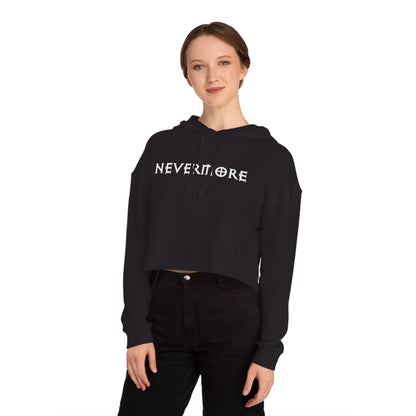 Freak House Nevermore Women’s Cropped Hooded Sweatshirt